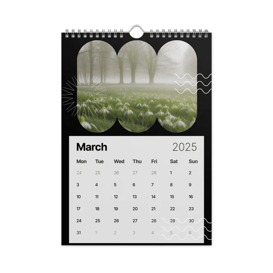 SEASONAL NATURE WALL CALENDAR 2025 product image (9)