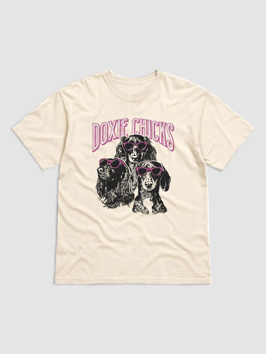 Doxie Chicks T-Shirt of a Group of Dachshunds | Funny T-Shirt for Wiener and Doxie Paw-rents product image (14)