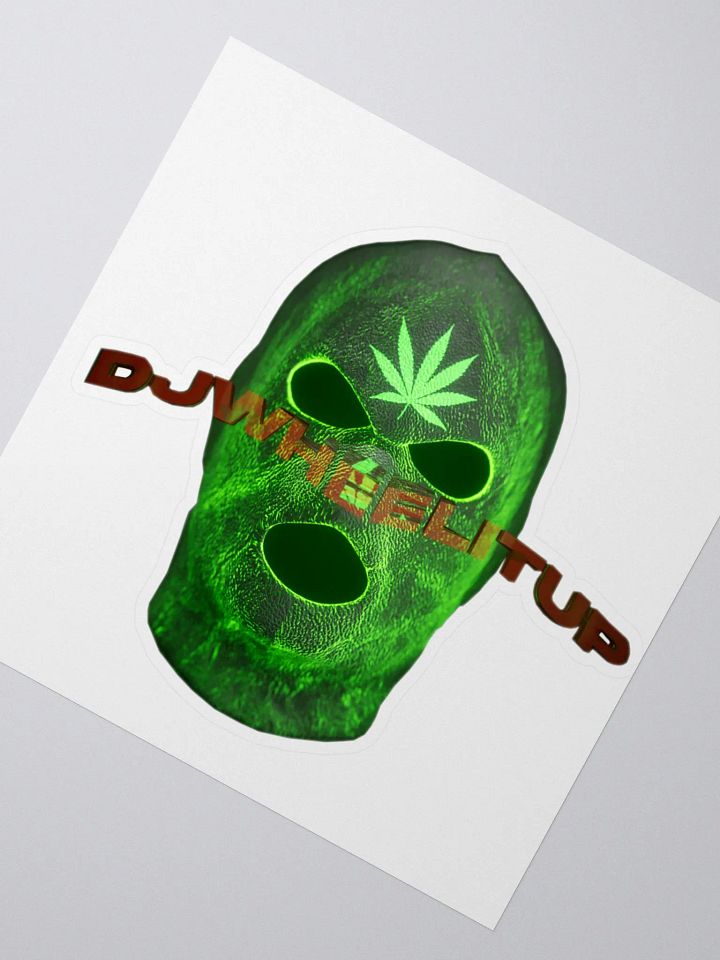 Dj Wheel It Up | Balaclava Sticker | Variation 02 product image (2)