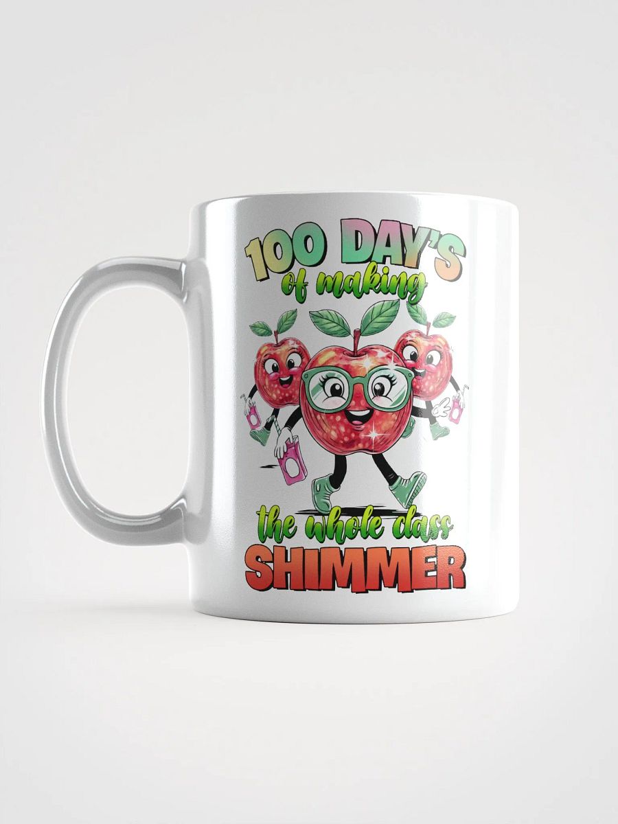Shimmering Apple 100 Days Of School Mug product image (4)