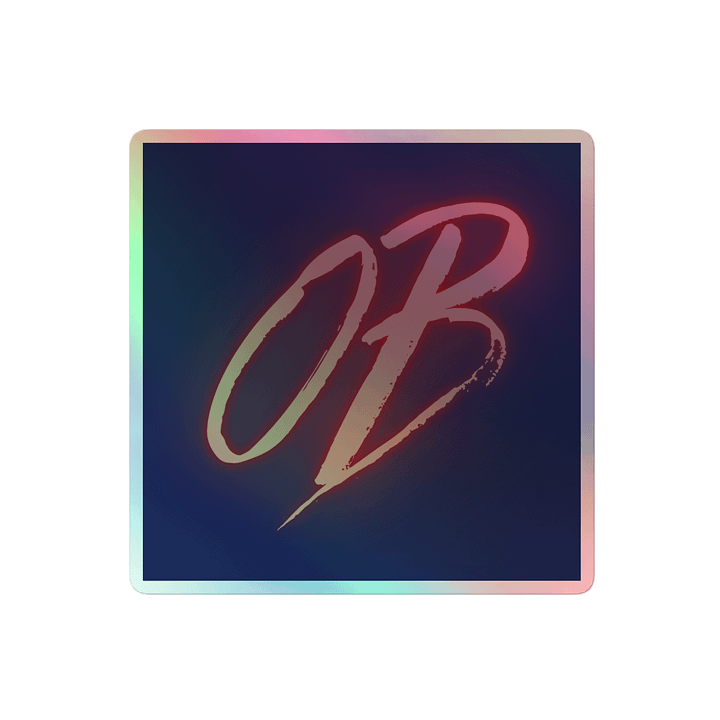 Obee holographic sticker product image (2)