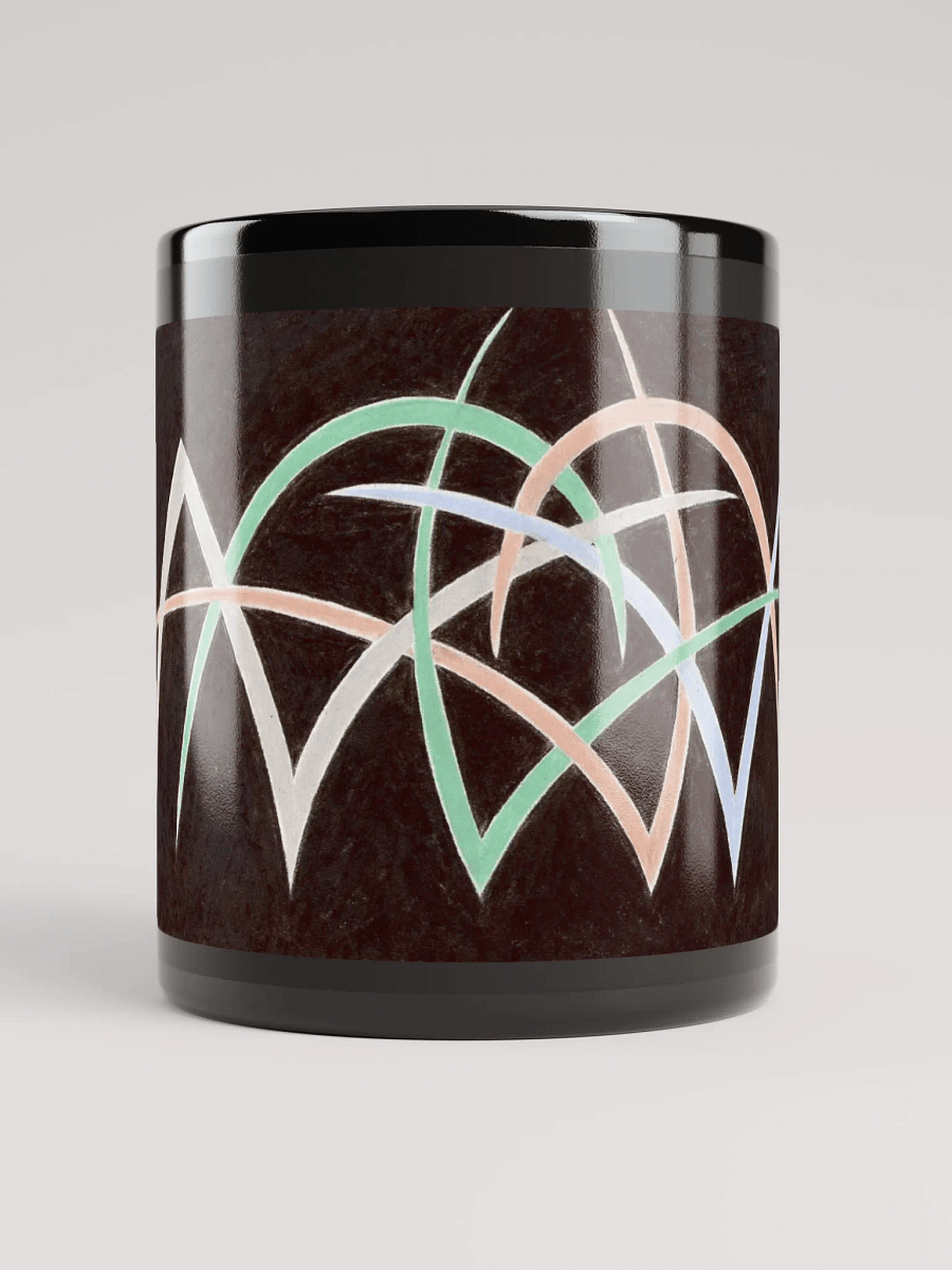 Pinstripe Two Black Glossy Mug product image (5)