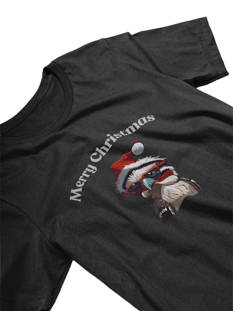 Festive Kookaburra Merry Christmas T-Shirt - 2 - Silver product image (3)