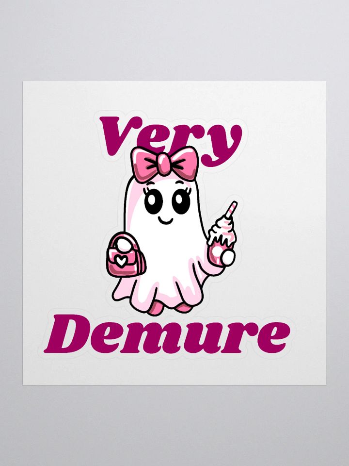 Very Demure Cute Ghost Sticker product image (1)