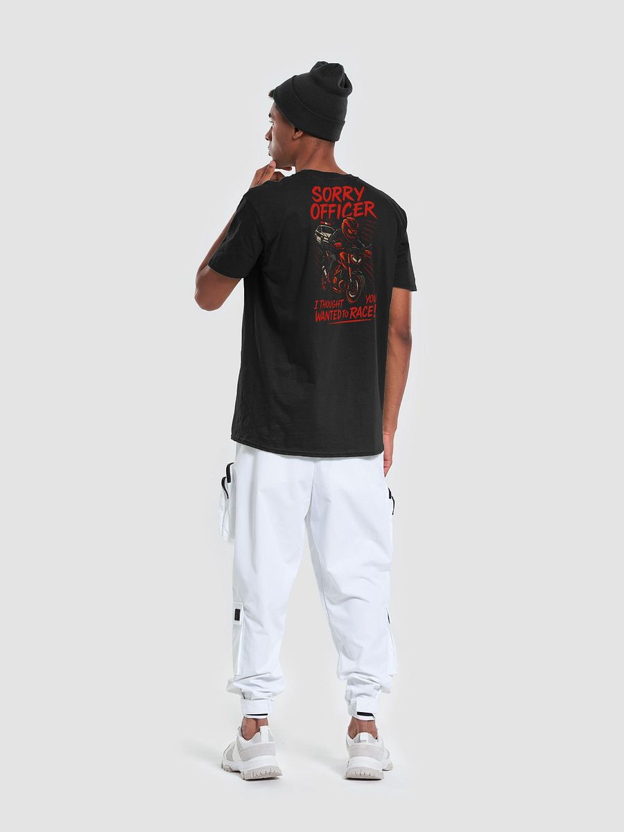 Sorry Officer Back Design T-Shirt product image (1)