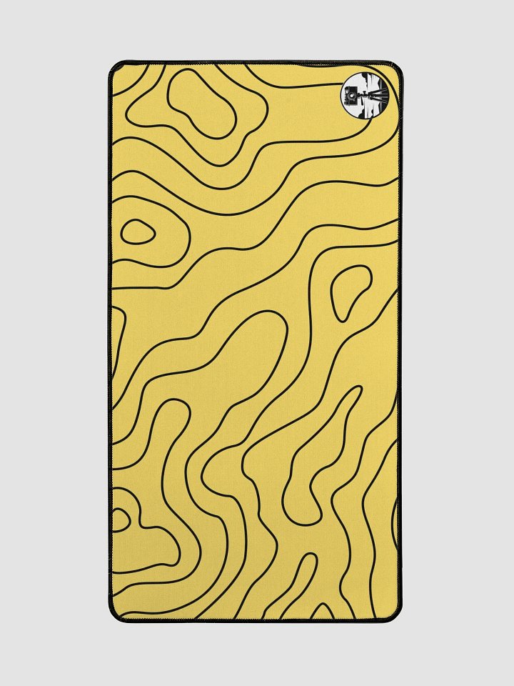 Black/Yellow Damascus Deskpad product image (2)