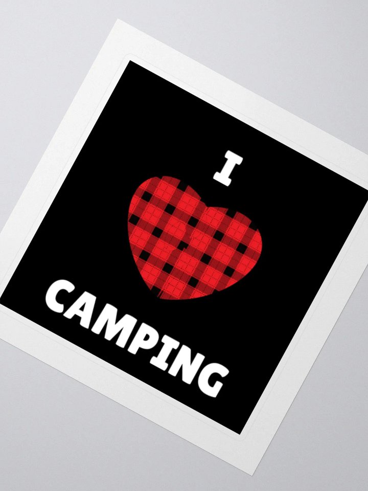 I Love Camping Sticker product image (4)