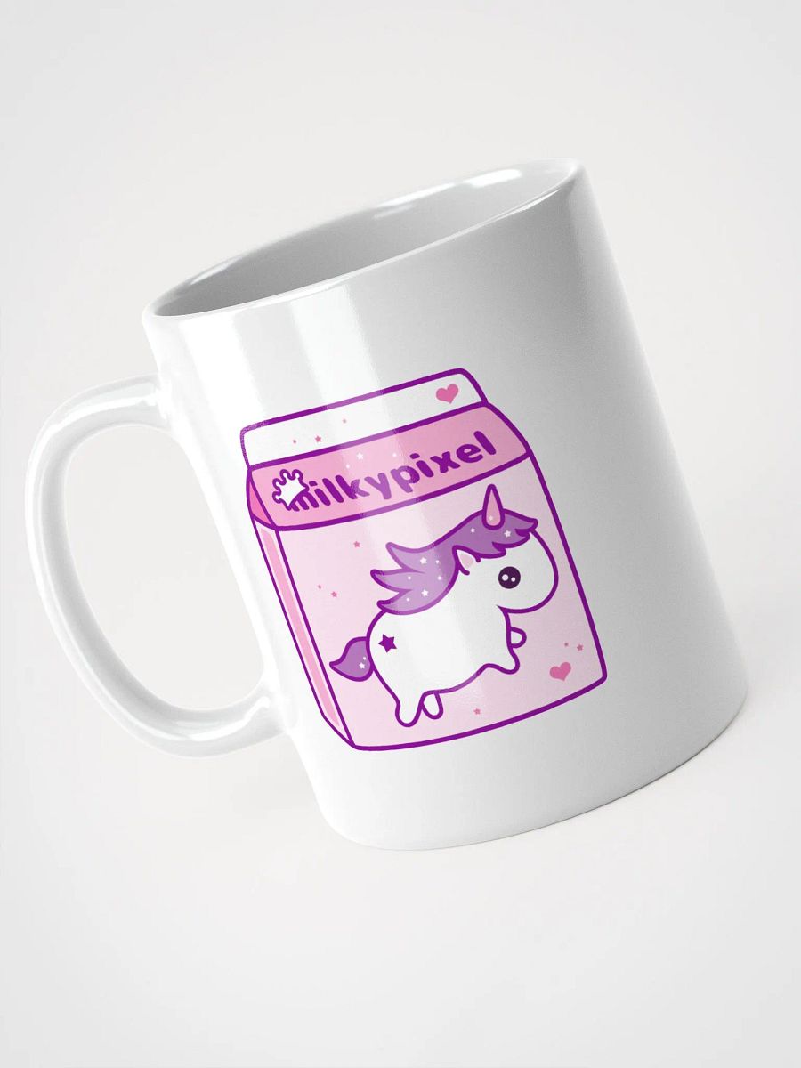 Milky Pixel Logo Glossy Enamel Mug product image (6)
