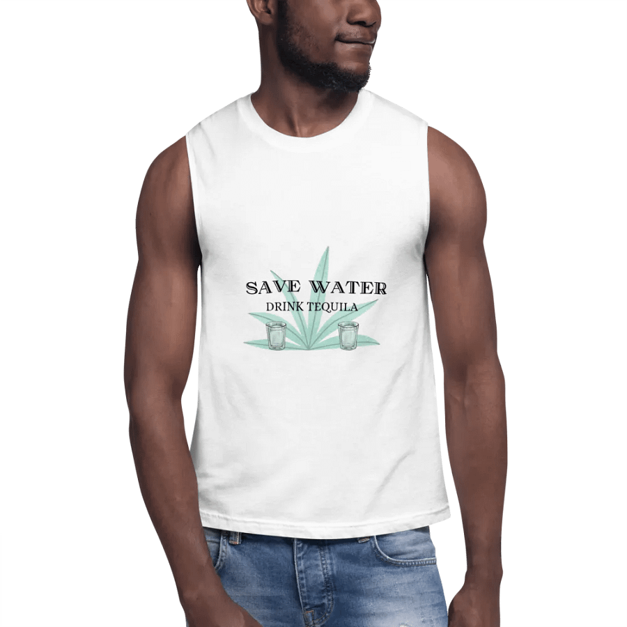 Save Water Muscle Tee product image (6)