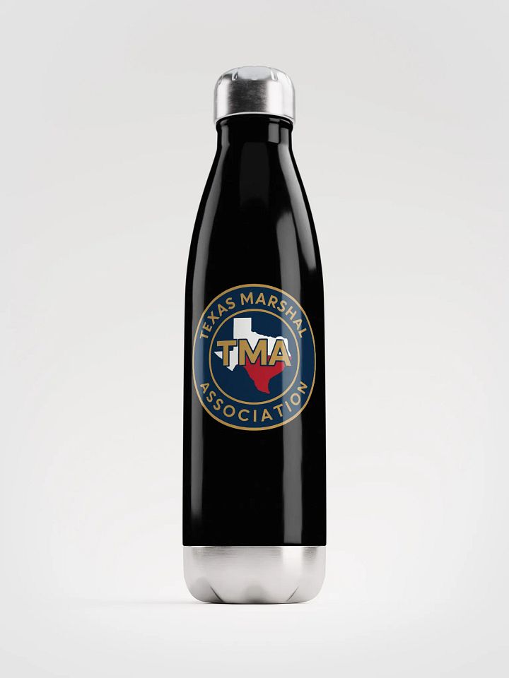 Texas Marshal Association Stainless Steel Emblem Water Bottle product image (2)
