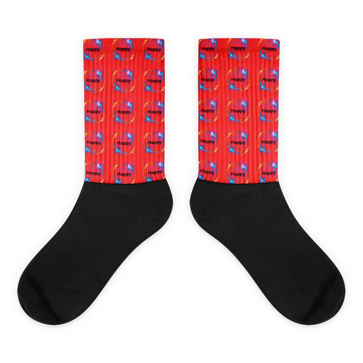 Happy Swirl Sublimated Socks product image (1)