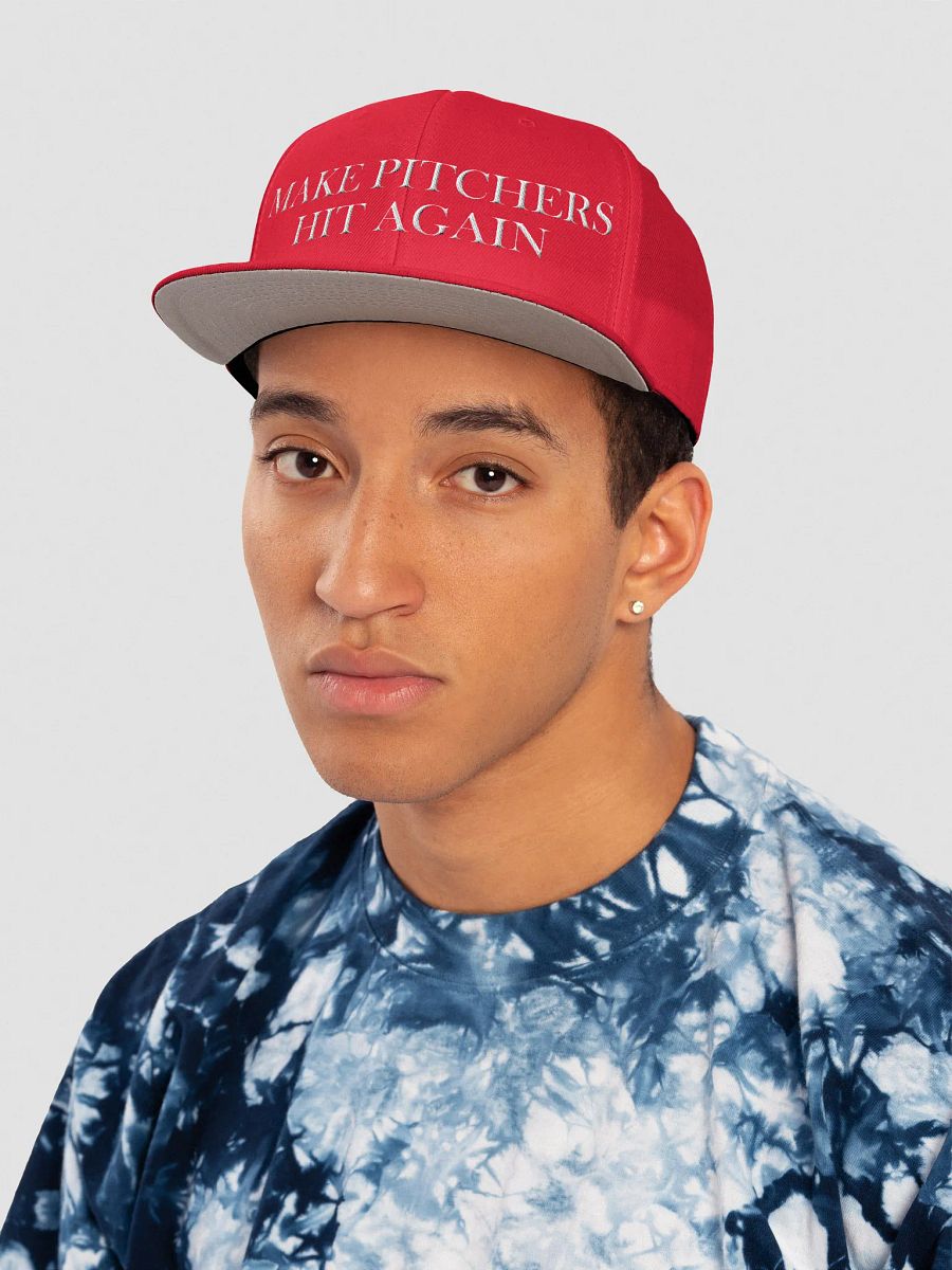 Make Pitchers Hit Again Snapback product image (6)