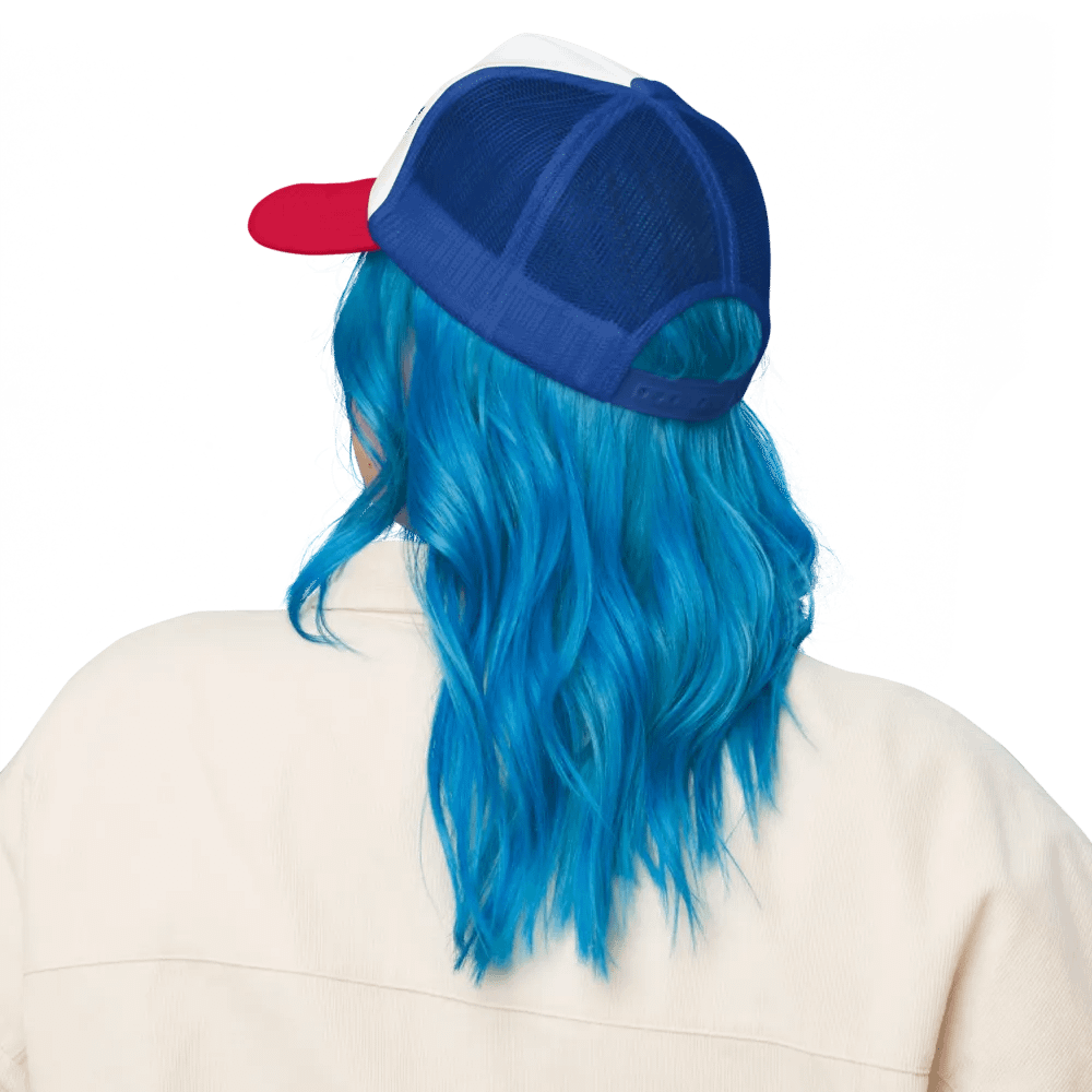 Tempest Dodgeball Club Foam Trucker Hat (Sapphire) product image (50)