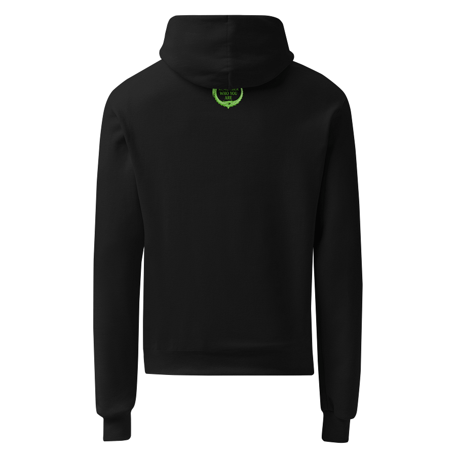 🟩 Green Dragon Hoodie – “Remember Who You Are” (Champion Edition) product image (3)