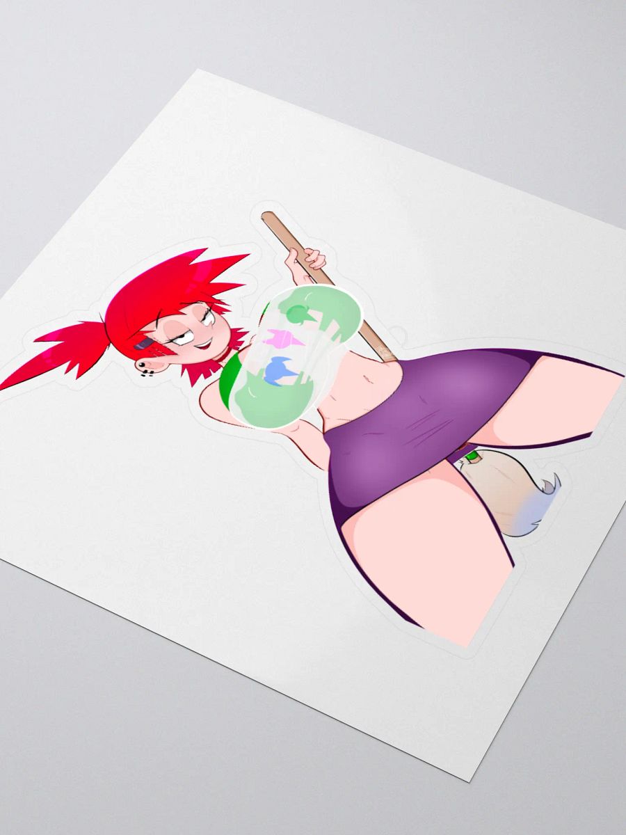 Red Haird Janitor Sticker product image (8)