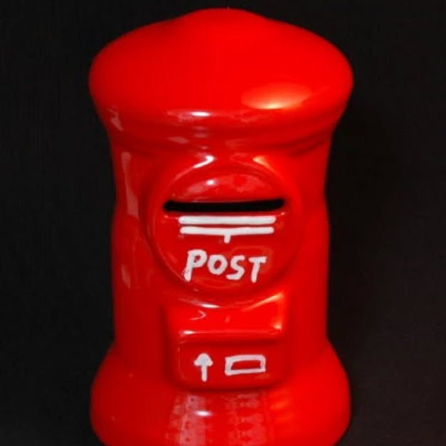 🎎 Japanese Post Office Mailbox Replica Coin Bank – Japan-Inspired Decor product image (1)