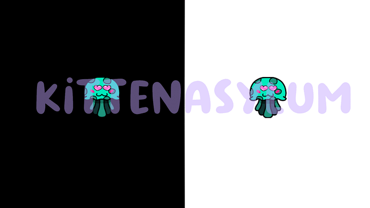 Jellyfish🍥 - Animated Heart Eyes Emote in Teal product image (1)