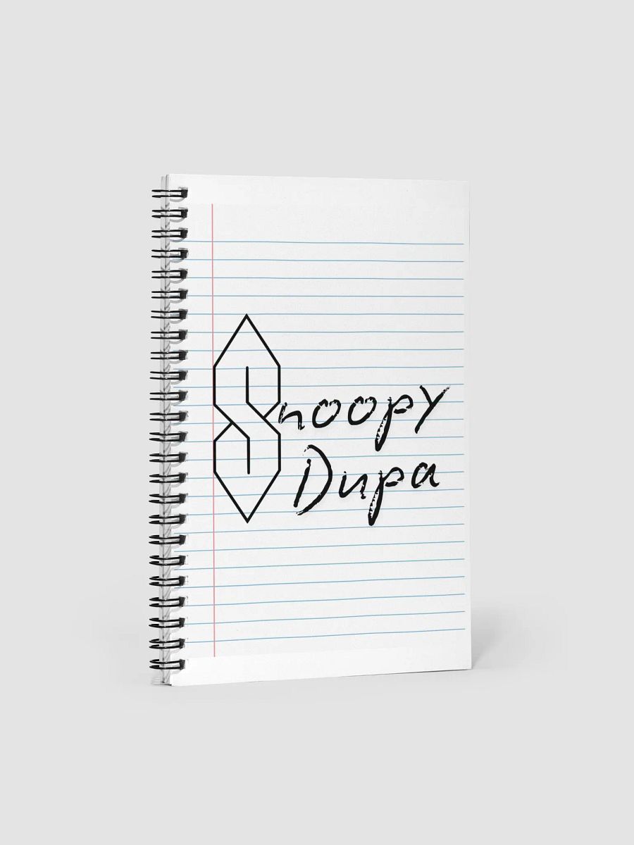 Snoopy Dupa Stussy Spiral Notebook product image (1)