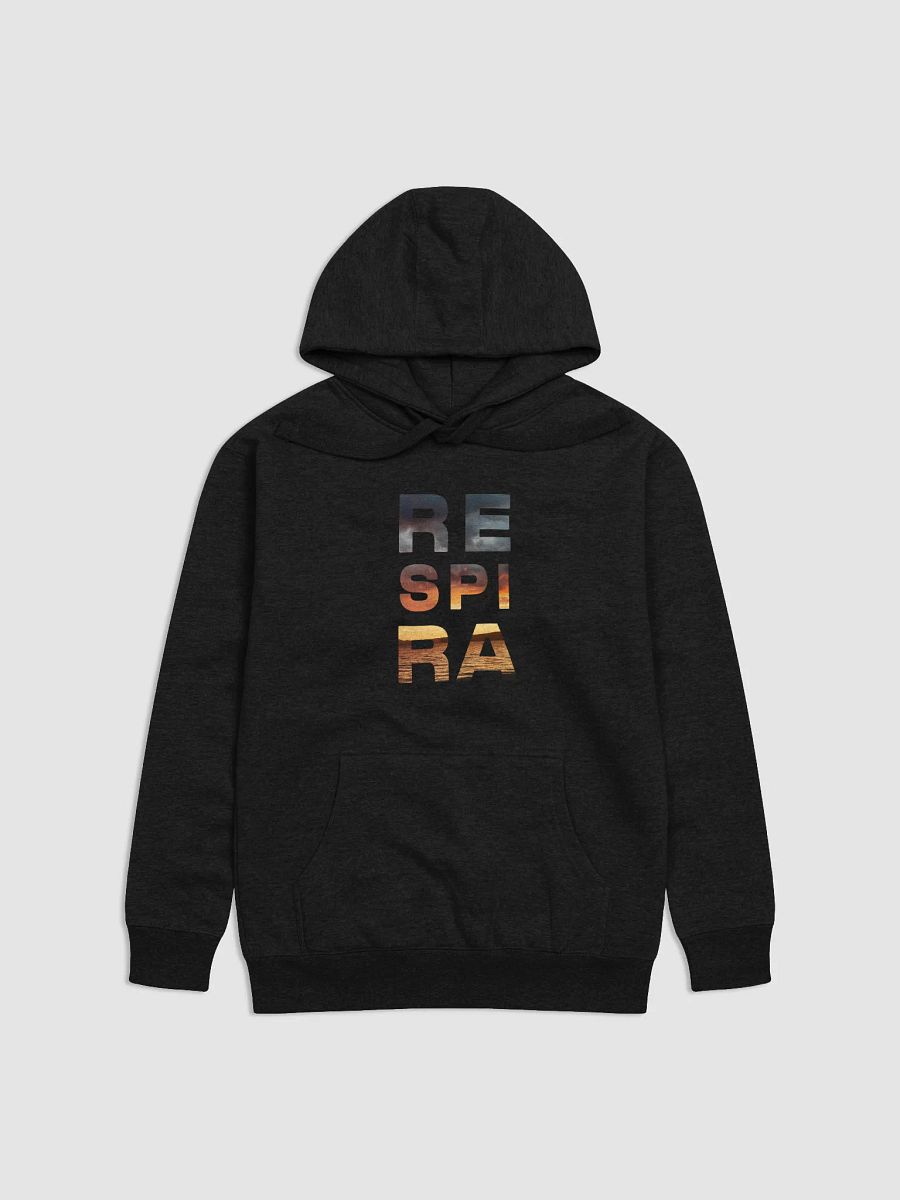 RE SPI RA..(BREATHE !) Sunset on a Lake Cotton Heritage Unisex Premium Hoodie product image (1)