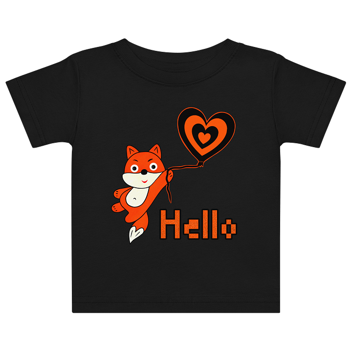 Heartfelt Fox Baby Jersey T-Shirt product image (1)