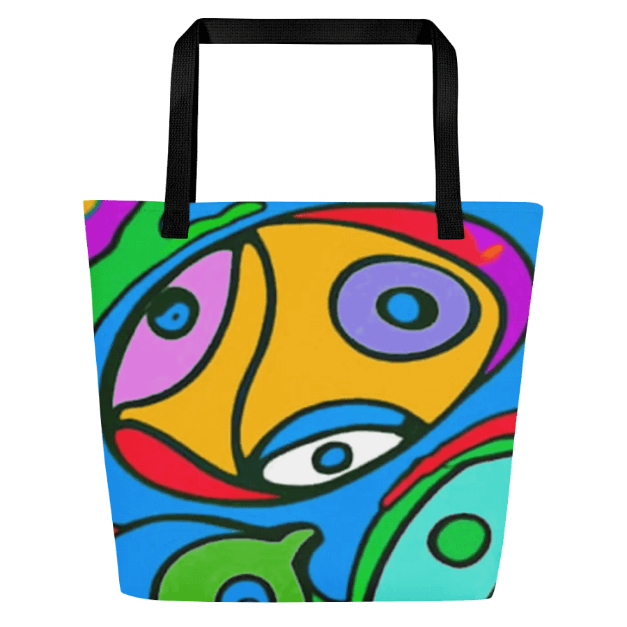 Eye-catching Abstract All-Over Tote Bag product image (1)