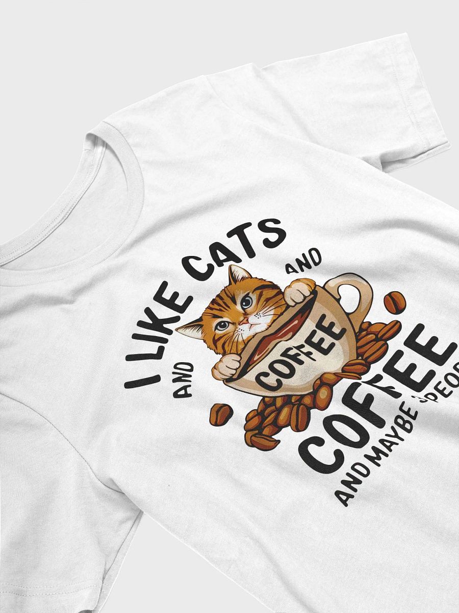 I Like Cats and Coffee T-Shirt product image (3)