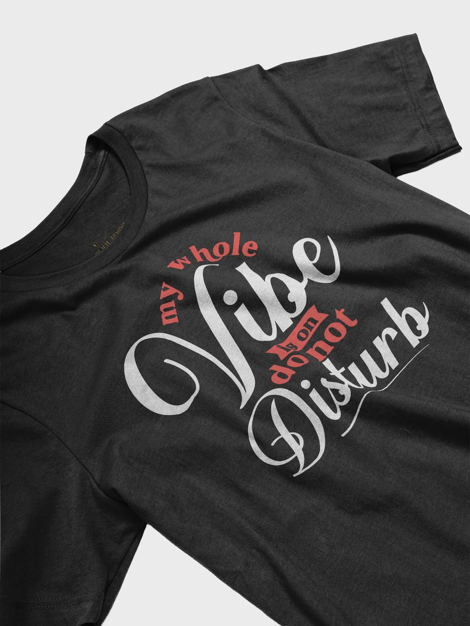 MY WHOLE VIBE IS ON DO NOT DISTURB-T-SHIRT & 5 MIN GRATITUDE JOURNAL BUNDLE product image (4)