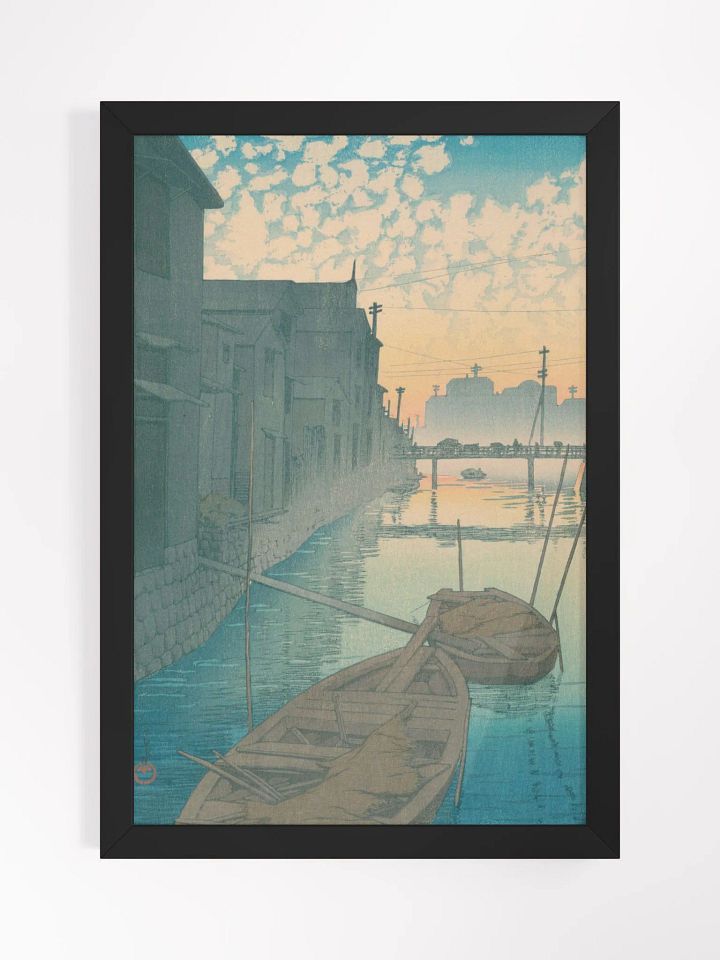 Dawn at Daikon Gashi Riverbank - Kawase Hasui product image (1)