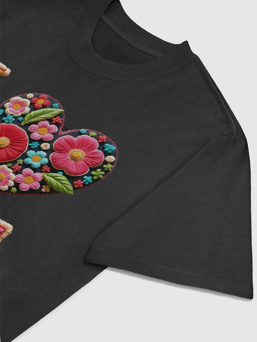 Floral Love Embroidered Oversized Tee product image (15)