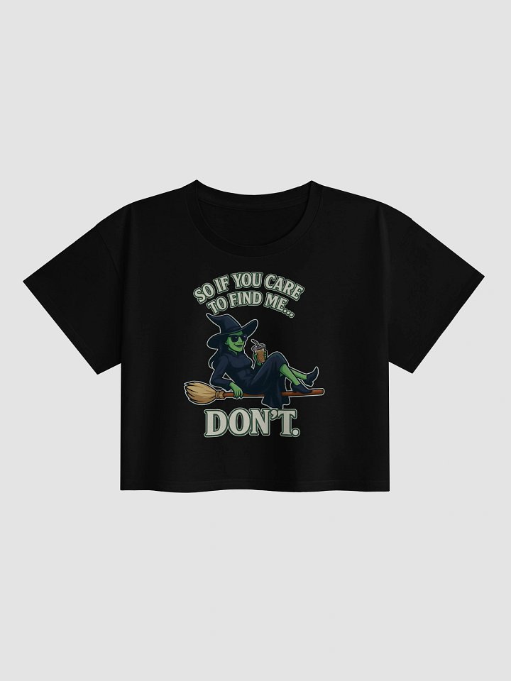 Wicked Chill Witch Vibes Crop Top – AS Colour Women’s Premium Fit – Wicked Broadway Aesthetic – Gift for Broadway Fans product image (1)