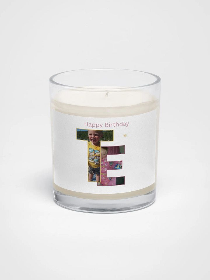 Personalized Birthday Soy Wax Candle product image (1)