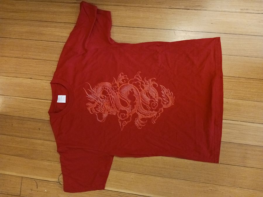 BRAND NEW Red T-Shirt w/ a Dragon Image product image (1)