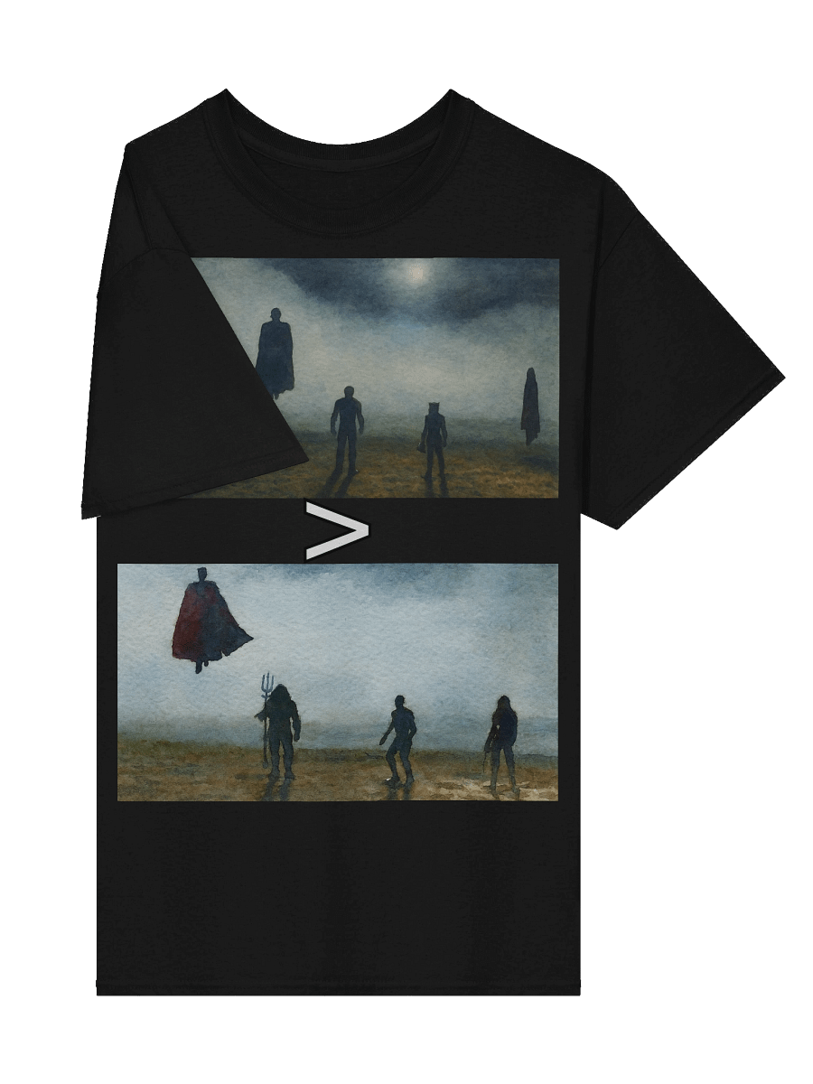 Justice Gang v Justice League Tee product image (4)