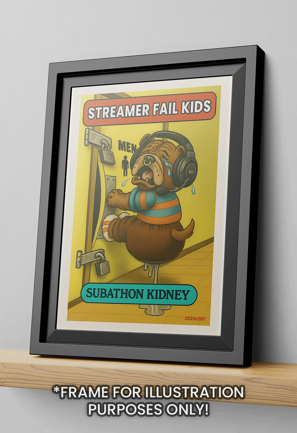 Streamer Fail Kids Posters – Funny Gamer Room Art – Matte or Glossy A4 Prints (1st Edition Designs 0-10) product image (3)