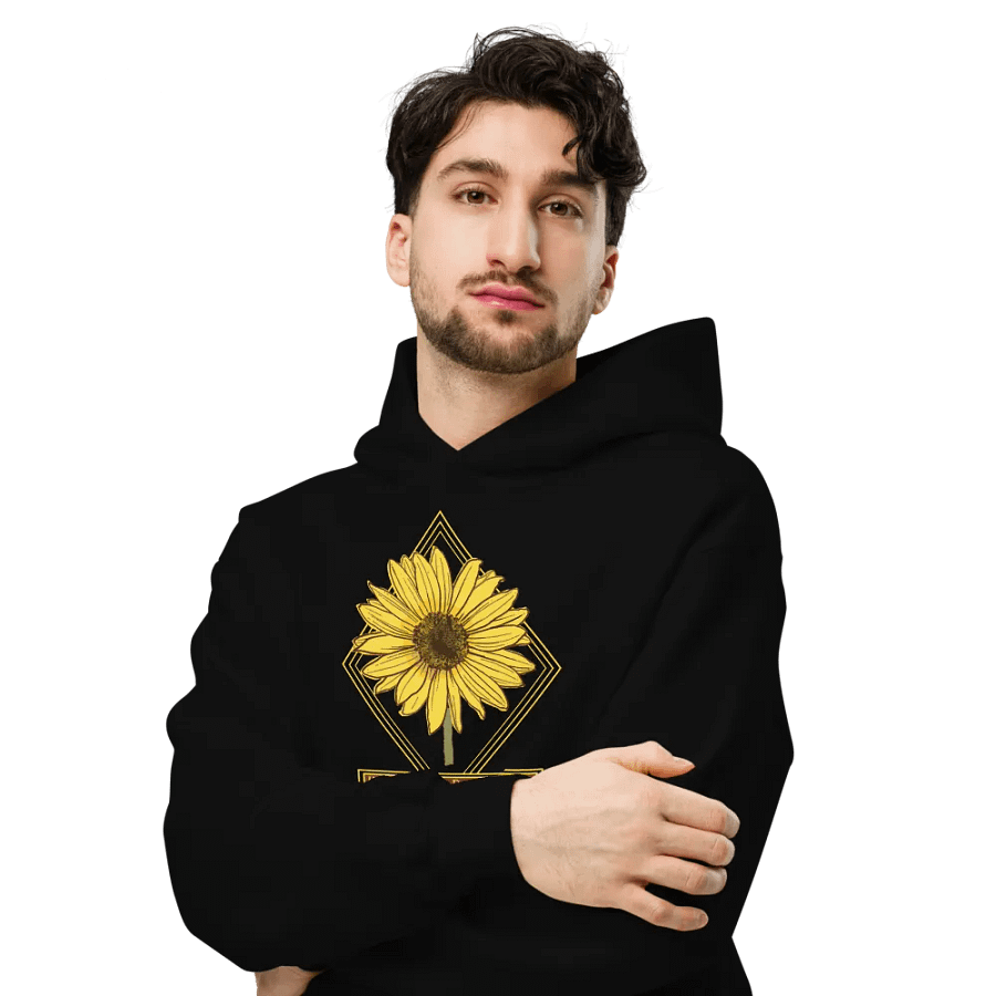 Helianthus Sunflower Unisex Premium Oversized Hoodie product image (8)