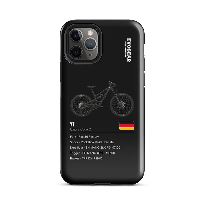 Black YT Capra Core 2 iPhone Case product image (49)