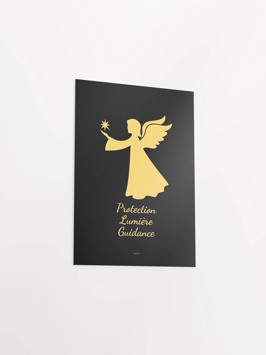 Poster Artistique Symbole Doré - Ange - Cadeau Déco Symbolique product image (3)