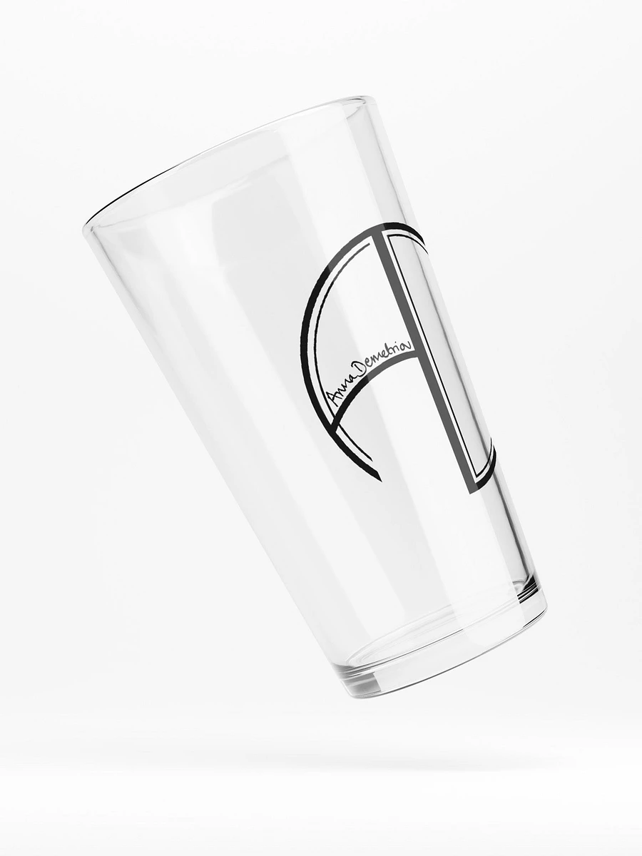 Logo Pint Glass (Black) product image (4)