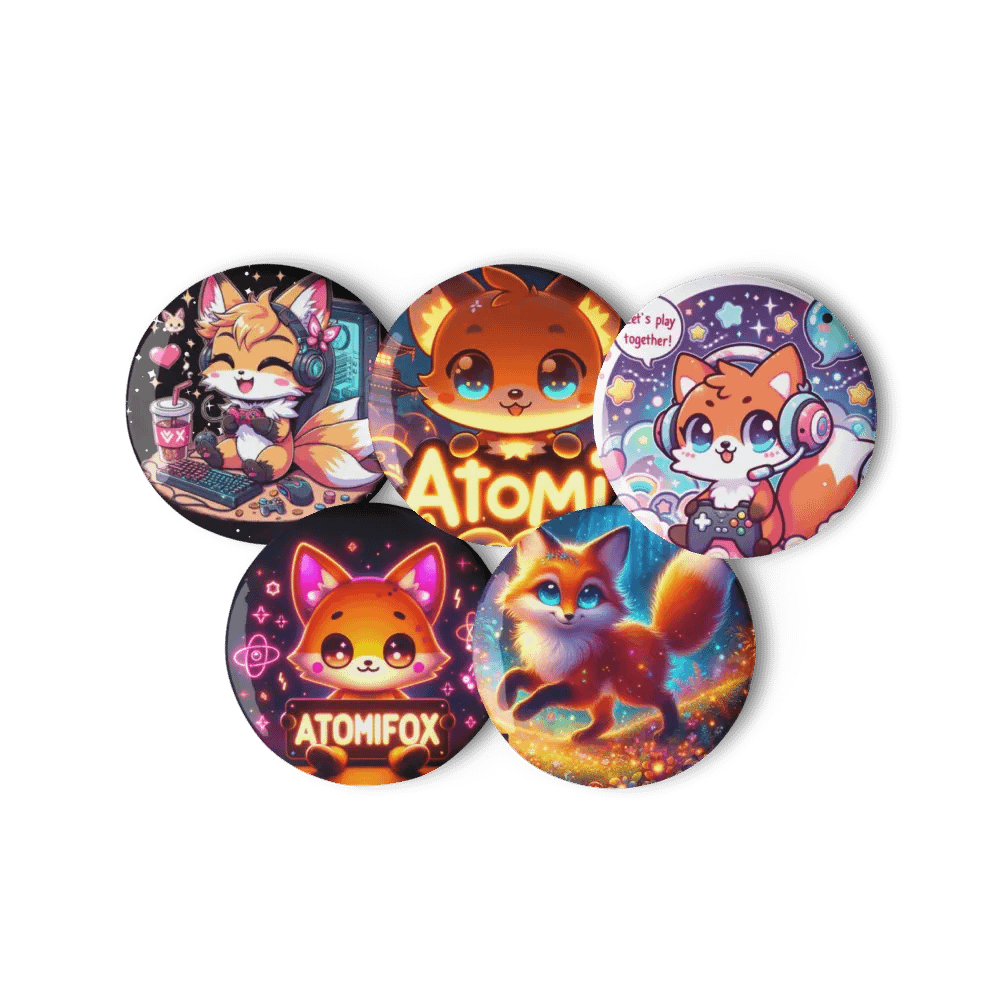 Whimsical Fox Pin Button Set product image (11)