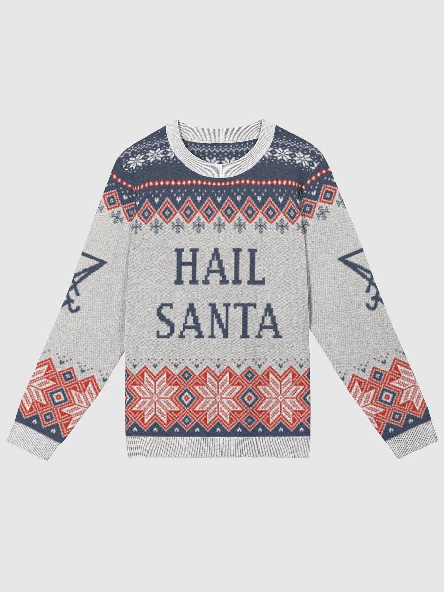 Hail Santa Knitted Christmas Sweater product image (5)