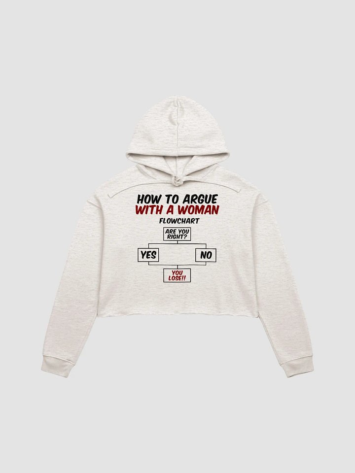 Light of Woman Cropped Hoodie product image (2)