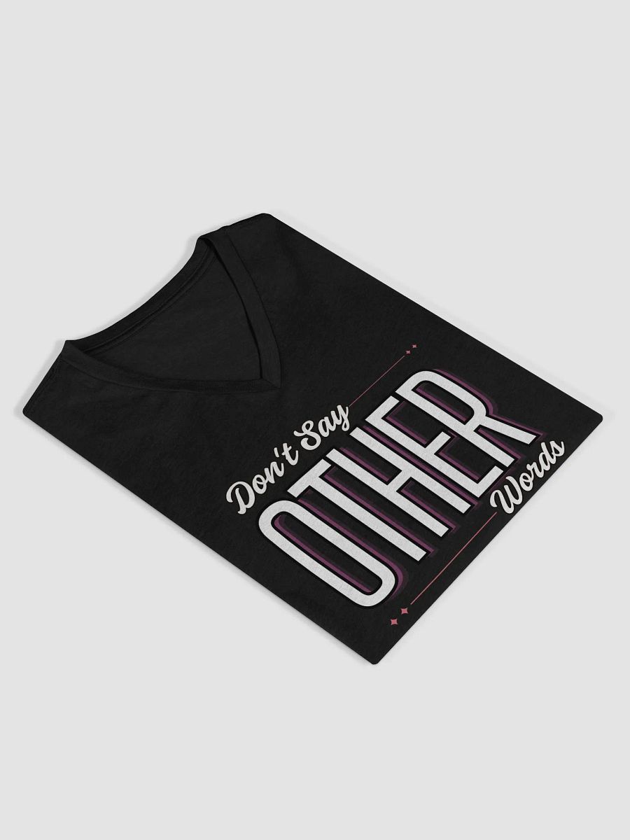 Don't Say Other Words Female V-Neck T-Shirt product image (9)