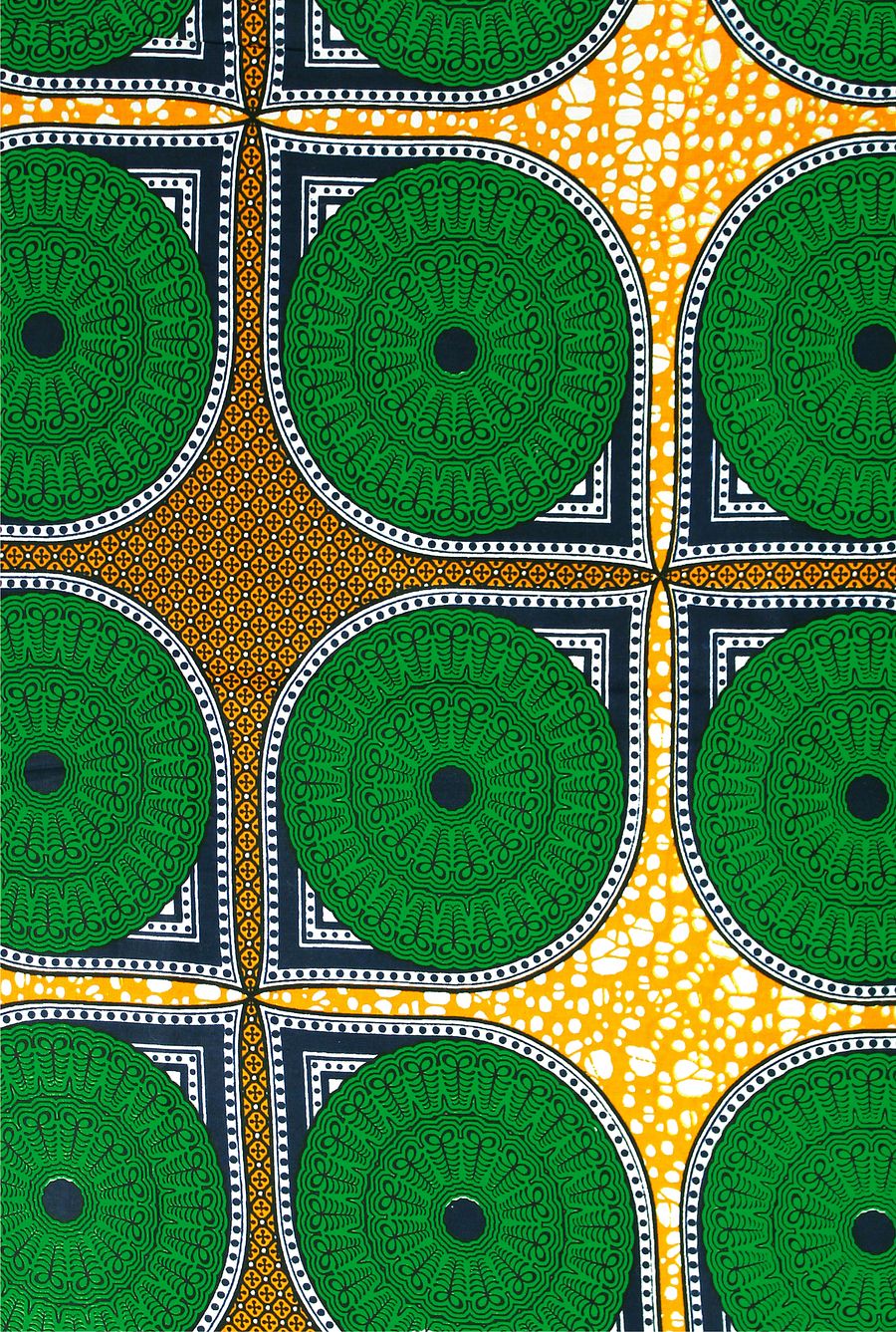 Tessuto Wax Print - Design Cerchi - cod.538/A product image (1)