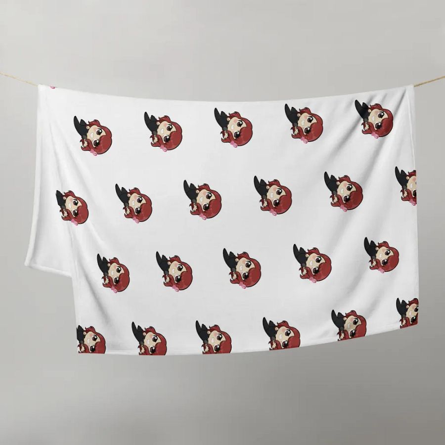 Red-Haired Character Grid Throw Blanket product image (10)
