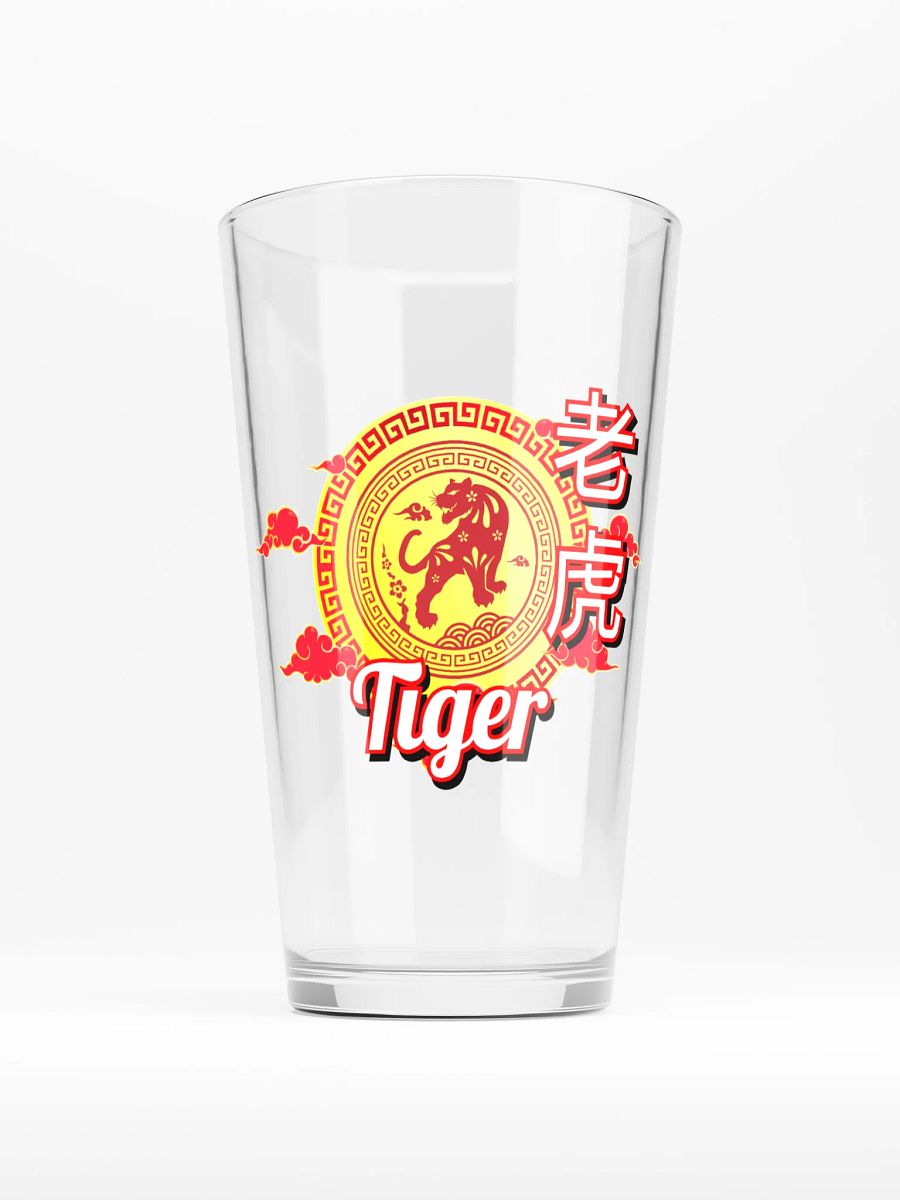 Tiger - Chinese Zodiac Pint Shaker Glass product image (1)