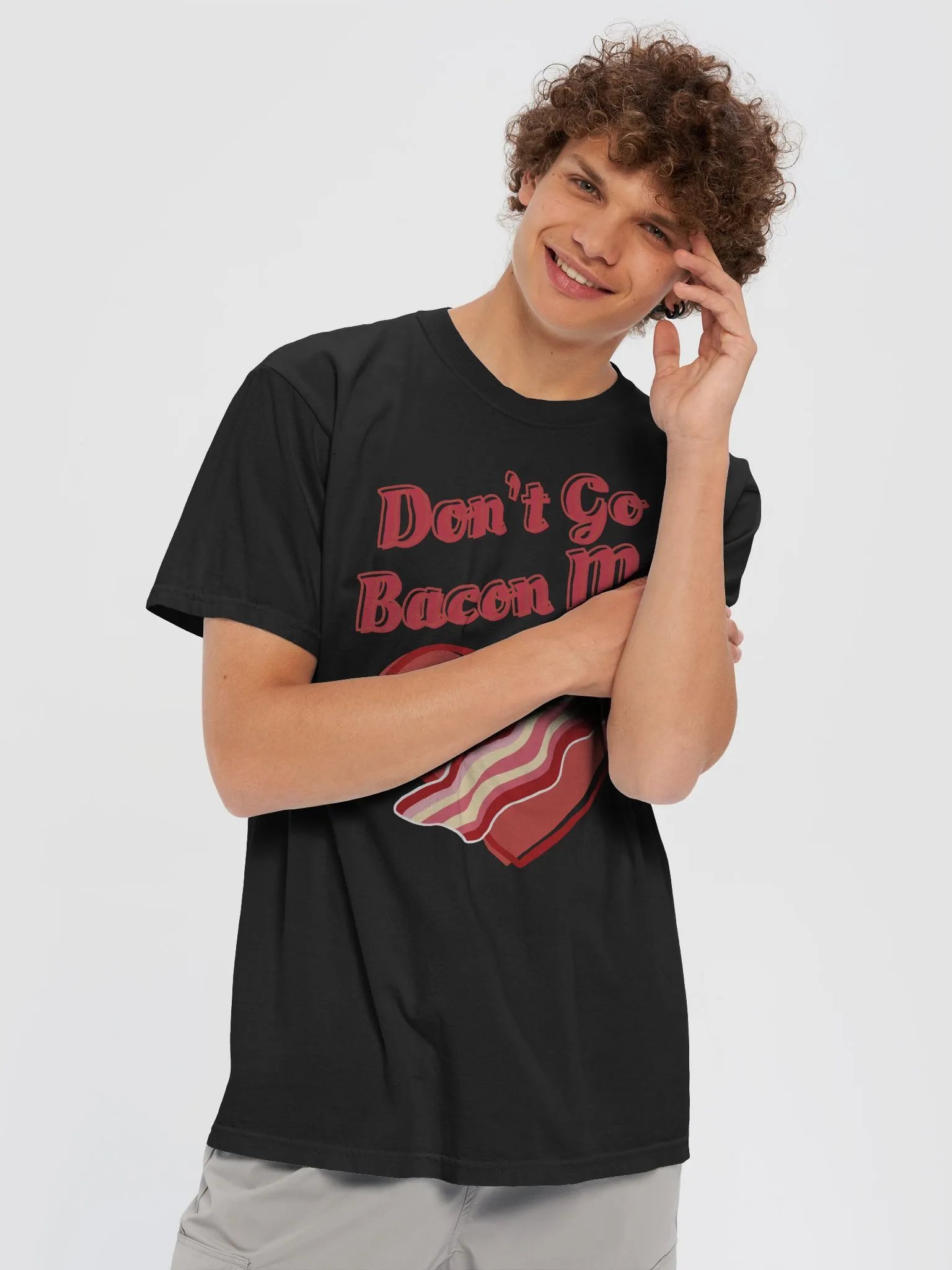 Don't Go Bacon My Heart Funny Cute Valentine's Day T-shirt product image (57)