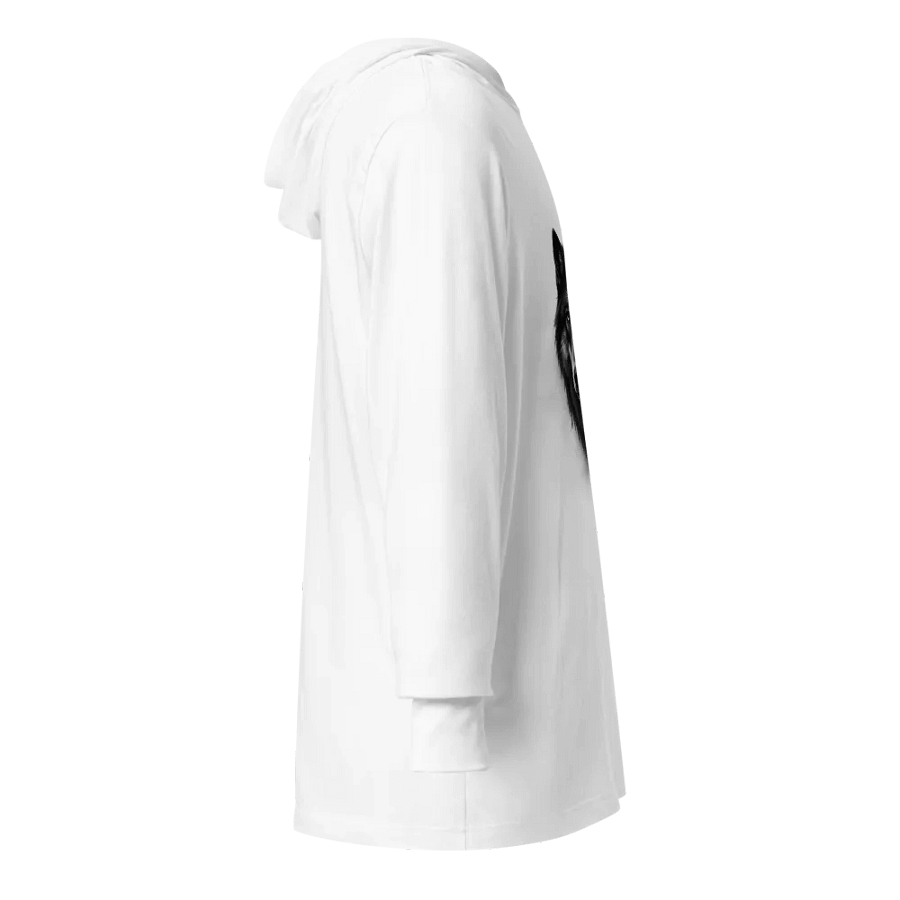 Intense Wolf Hooded Long Sleeve Tee product image (5)