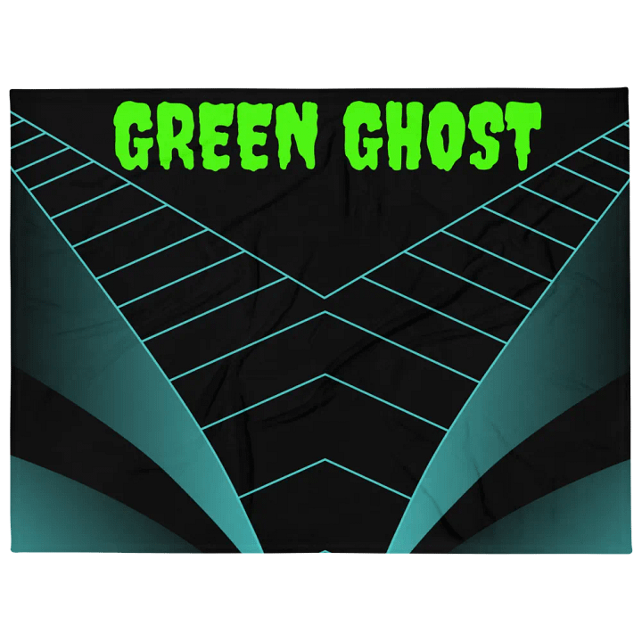 SOFT FLUFFY GREEN GHOST BLANKET product image (1)