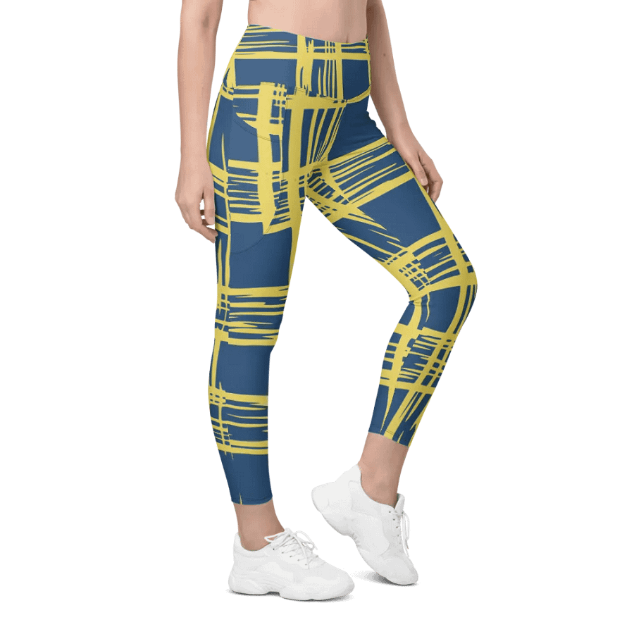 Leggings with Pockets – Seamless Geometric Pattern for Stylish Functionality product image (5)