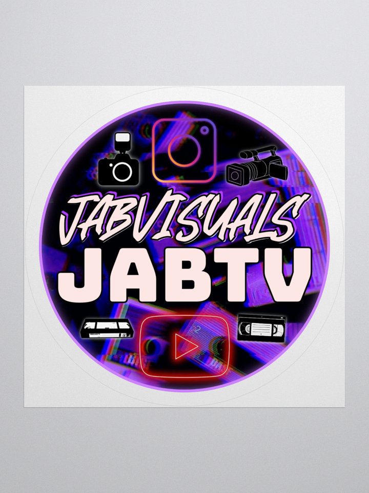 RETRO JAB LOGO STICKER product image (1)
